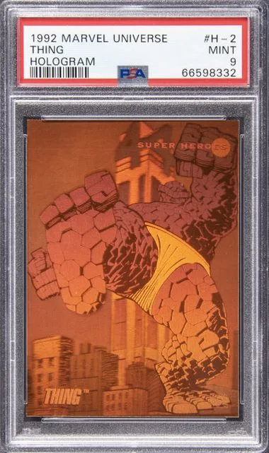 1992 Marvel Universe Hologram Thing #H-2 card image