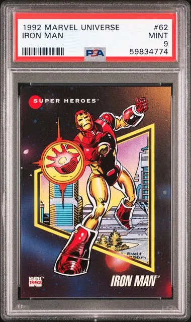 1992 Marvel Universe Iron Man #62 card image