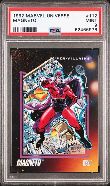 1992 Marvel Universe Magneto #112 card image