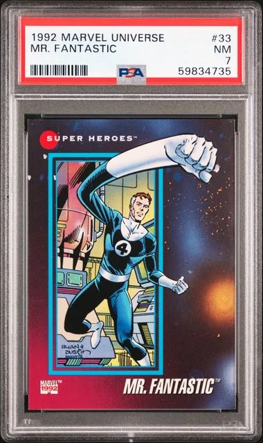1992 Marvel Universe Mr. Fantastic #33 card image