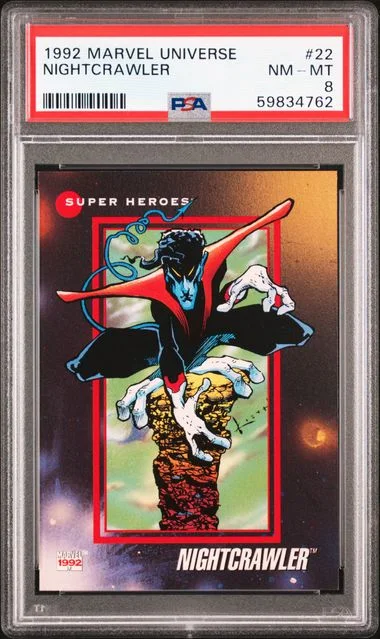1992 Marvel Universe Nightcrawler #22 card image