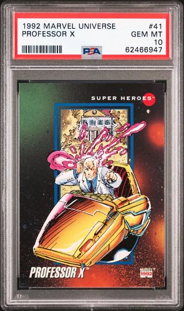1992 Marvel Universe Professor X #41 card image