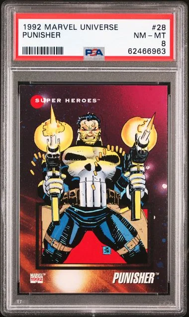 1992 Marvel Universe Punisher #28 card image
