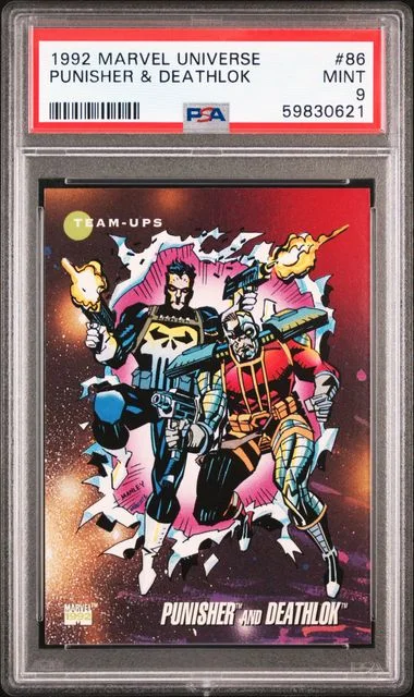 1992 Marvel Universe Punisher And Deathlok #86 card image