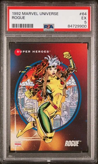 1992 Marvel Universe Rogue #64 card image