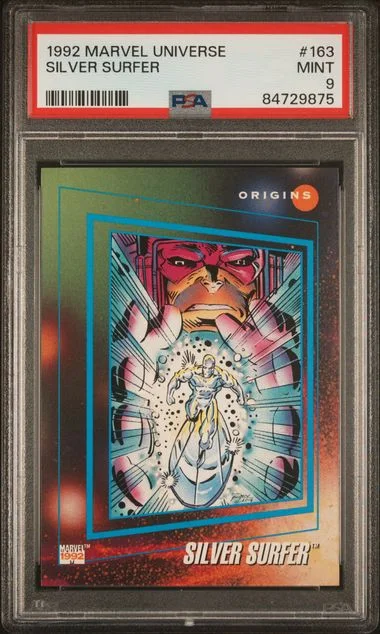 1992 Marvel Universe Silver Surfer #163 card image