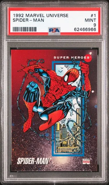 1992 Marvel Universe Spider-Man #1 card image