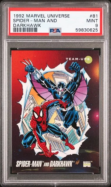 1992 Marvel Universe Spider-Man And Darkhawk #81 card image