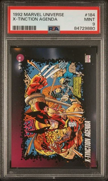 1992 Marvel Universe X-Tinction Agenda #184 card image