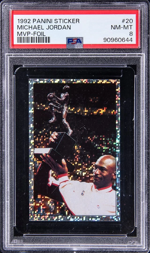 1992 Panini Michael Jordan Stickers #20 card image