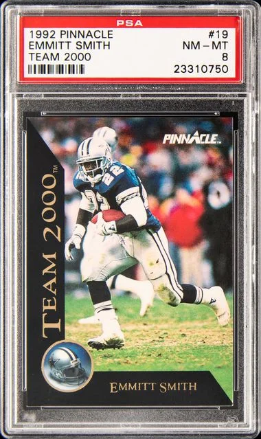 1992 Pinnacle Emmitt Smith Team 2000 #19 card image