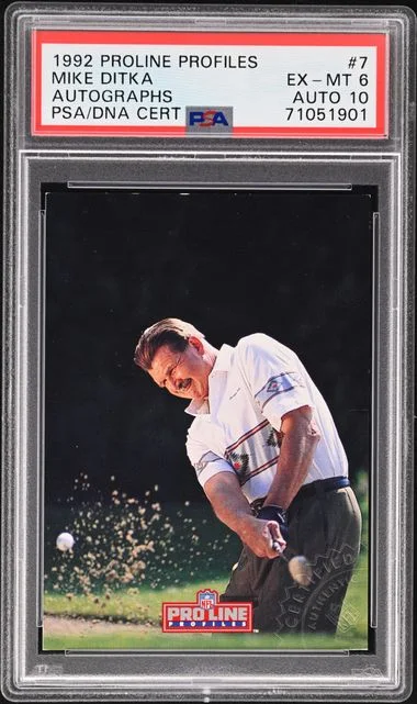 1992 Pro Line Profiles Autographs Mike Ditka #7 card image