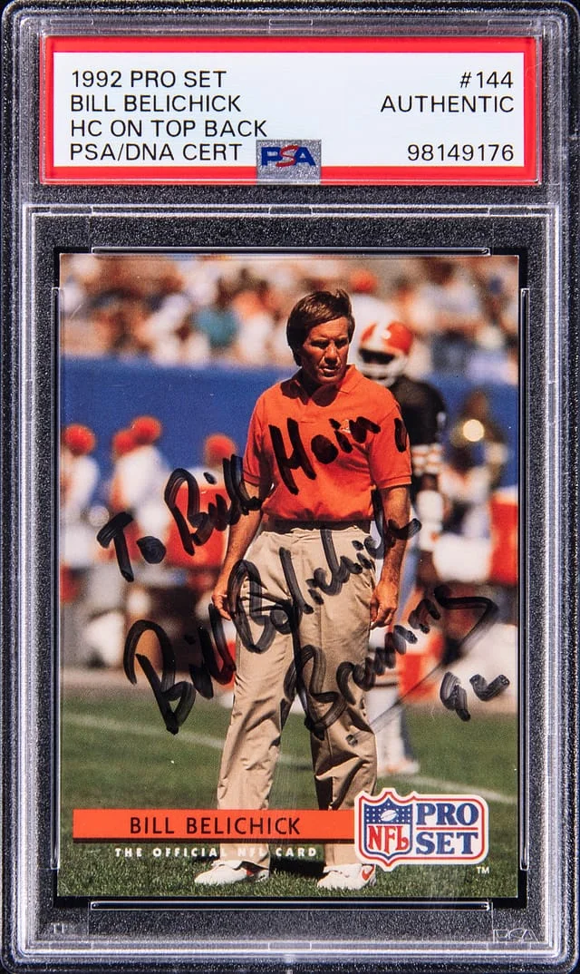 1992 Pro Set Bill Belichick #144 card image