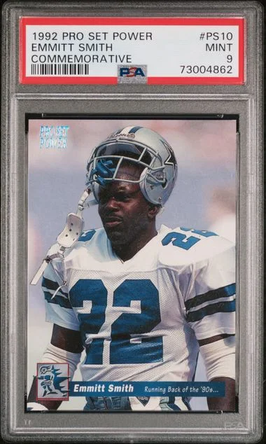 1992 Pro Set Power Commemorative Emmitt Smith #PS10 card image