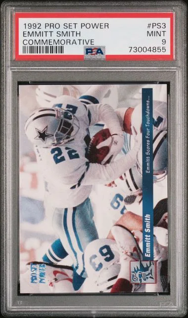 1992 Pro Set Power Commemorative Emmitt Smith #PS3 card image