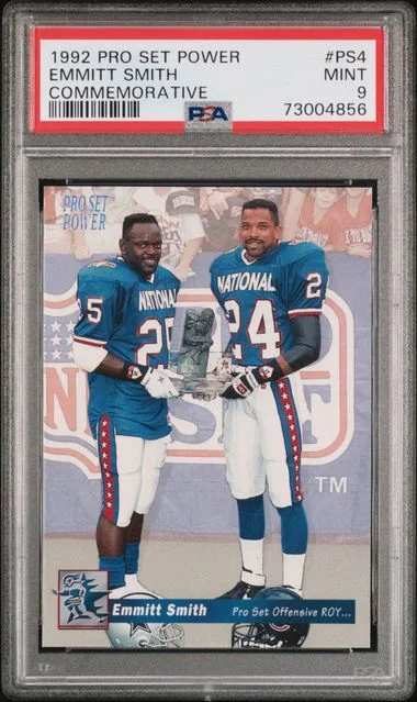 1992 Pro Set Power Commemorative Emmitt Smith #PS4 card image