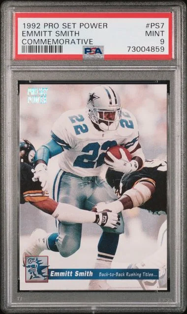 1992 Pro Set Power Commemorative Emmitt Smith #PS7 card image