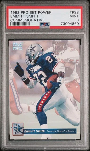 1992 Pro Set Power Commemorative Emmitt Smith #PS8 card image