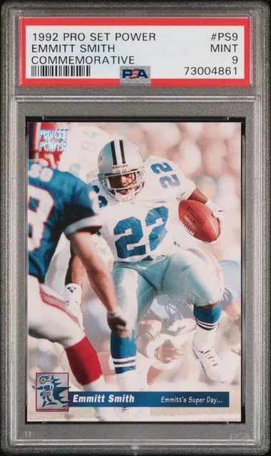 1992 Pro Set Power Commemorative Emmitt Smith #PS9 card image