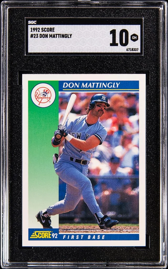 1992 Score Don Mattingly #23 card image