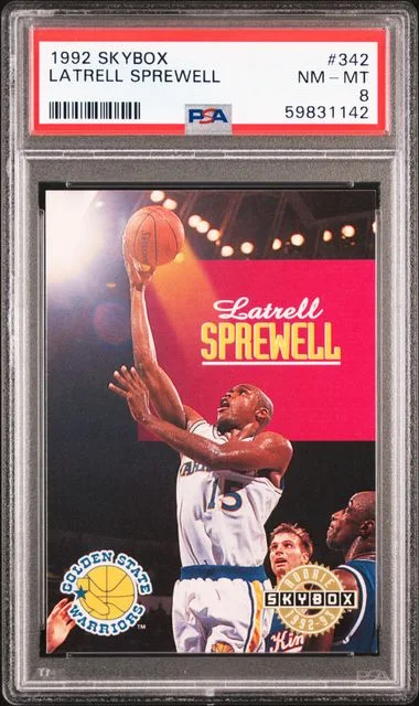 1992 SkyBox Latrell Sprewell #342 card image