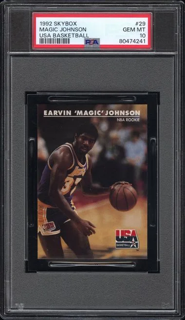 1992 SkyBox Magic Johnson USA Basketball #29 card image
