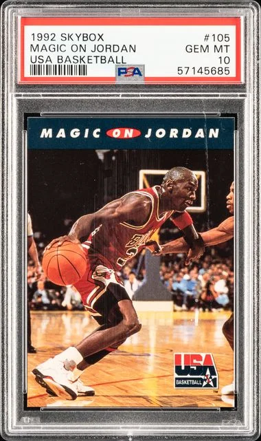 1992 SkyBox Magic On Jordan USA Basketball #105 card image