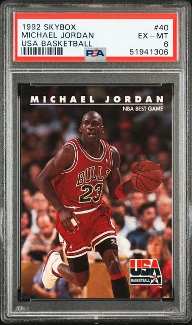 1992 SkyBox Michael Jordan USA Basketball #40 card image