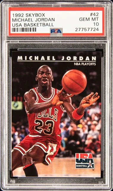 1992 SkyBox Michael Jordan USA Basketball #42 card image