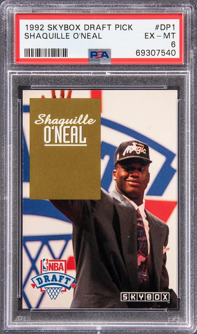 1992 SkyBox Shaquille O'Neal Draft Pick #DP1 card image