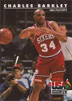 1992 SkyBox USA Charles Barkley #6 card image