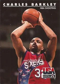1992 SkyBox USA Charles Barkley #8 card image