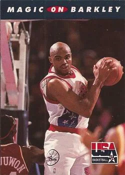 1992 SkyBox USA Charles Barkley / Magic Johnson #101 card image