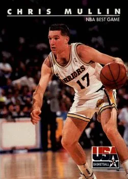 1992 SkyBox USA Chris Mullin #58 card image