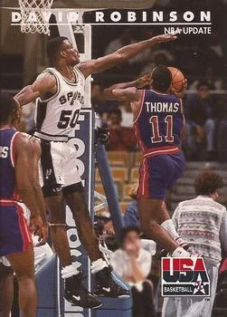 1992 SkyBox USA David Robinson #73 card image