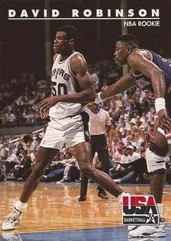 1992 SkyBox USA David Robinson #74 card image
