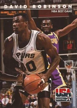 1992 SkyBox USA David Robinson #76 card image
