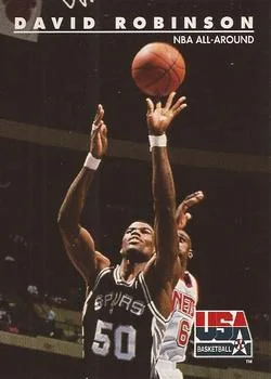 1992 SkyBox USA David Robinson #81 card image