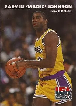 1992 SkyBox USA Earvin "Magic" Johnson #31 card image