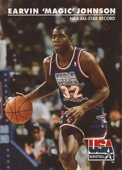 1992 SkyBox USA Earvin "Magic" Johnson #34 card image