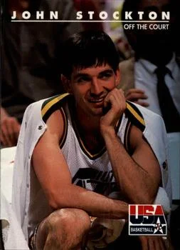 1992 SkyBox USA John Stockton #86 card image