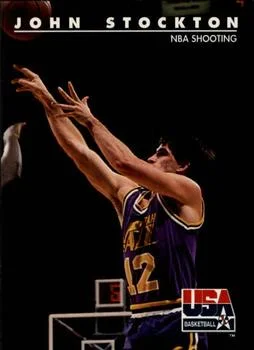 1992 SkyBox USA John Stockton #89 card image