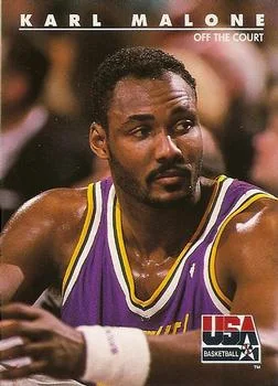 1992 SkyBox USA Karl Malone #50 card image