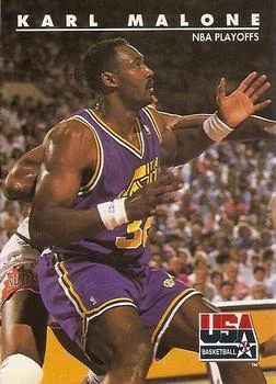 1992 SkyBox USA Karl Malone #51 card image