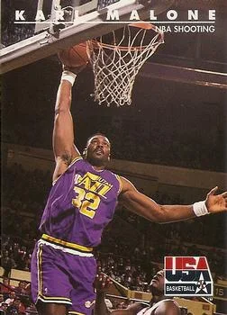 1992 SkyBox USA Karl Malone #53 card image
