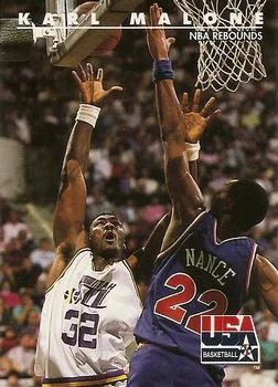 1992 SkyBox USA Karl Malone #54 card image