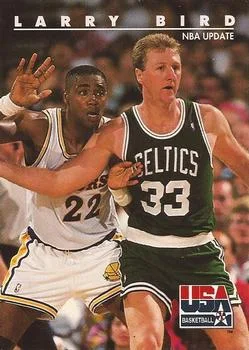 1992 SkyBox USA Larry Bird #10 card image