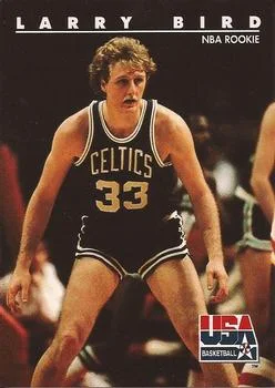 1992 SkyBox USA Larry Bird #11 card image