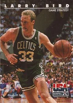 1992 SkyBox USA Larry Bird #12 card image