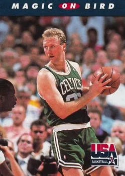 1992 SkyBox USA Larry Bird / Magic Johnson #102 card image
